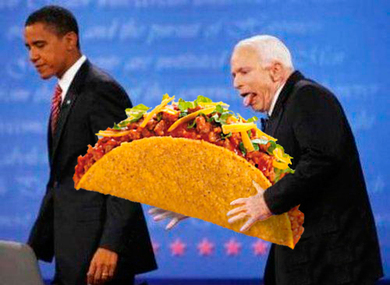 Riot Style - Obama. McCain. Taco.